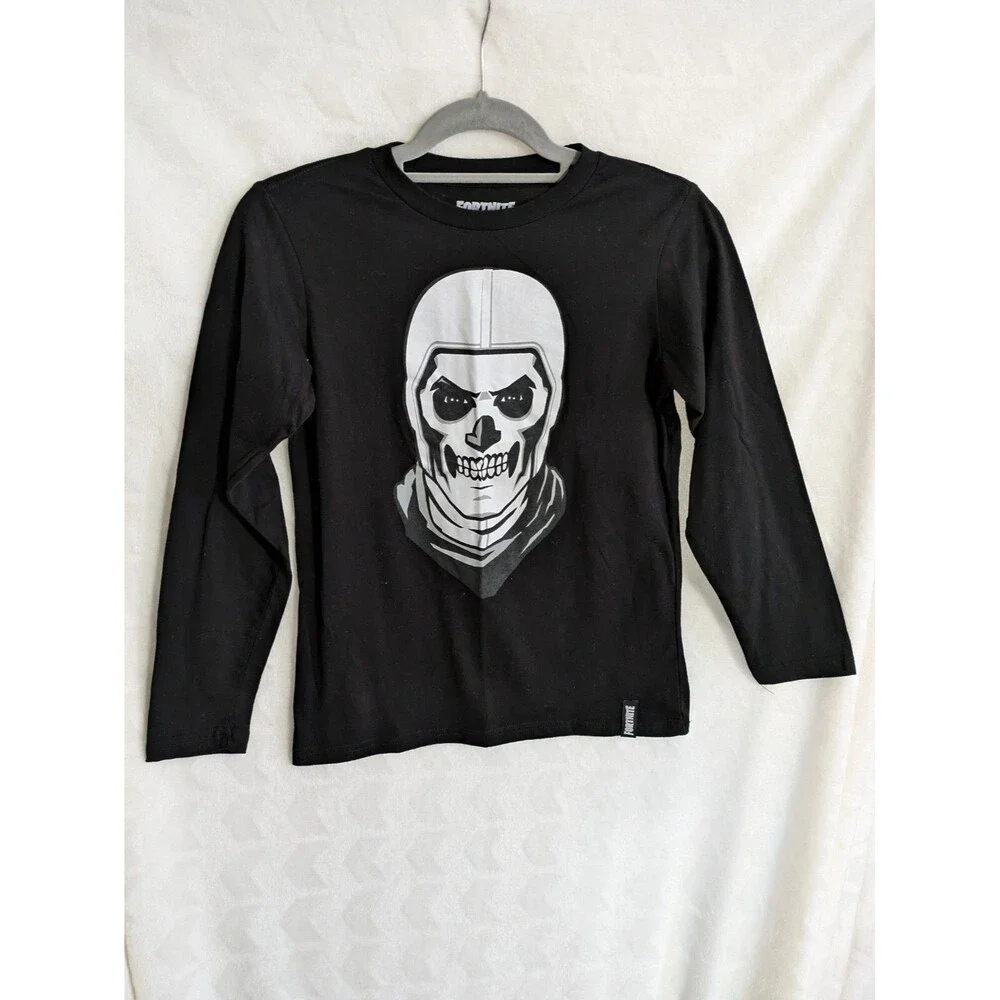 Youth Boy's Fortnite Skull Trooper Tee - Size Large